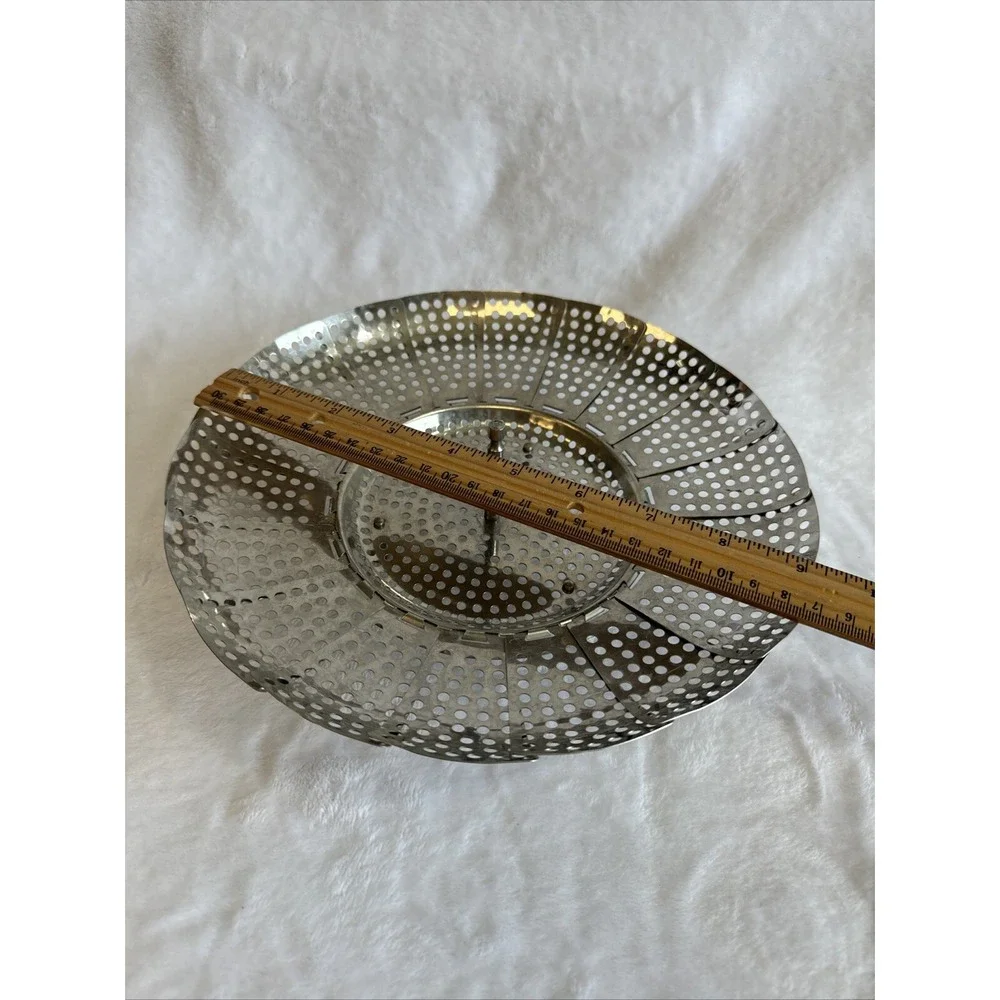 Expandable Stainless Steel Vegetable Steamer Basket for Pot Cooking